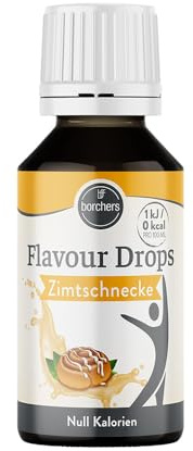 borchers Flavour Drops | Zimtschnecke | 0 Kalorien | Zum Kochen und Backen | 30 ml