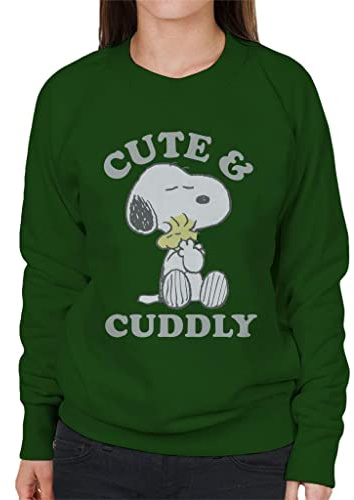 All+Every Peanuts Cute & Cuddly Snoopy Women's Sweatshirt
