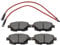 BIAREN Rear Brake Pads Set For Ford Transit Mk7 2.2 FWD 2.2 2.4 RWD 2006-2014 6C112M008AF 1819638