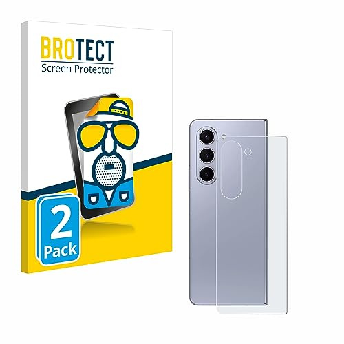 BROTECT Entspiegelungs-Schutzfolie für Samsung Galaxy Z Fold 5 (Rückseite) (2 Stück) Matte Displayschutz-Folie, Anti-Reflex, Anti-Fingerprint