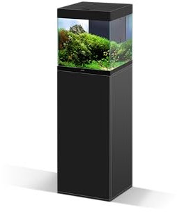 CIANO, Meuble Emotions Pro 40 Noir, 95x40x40 cm, en Bois, pour Aquarium - Support avec 1 Porte et Compartiment pour Rangement - Meuble d'aquarium pour Poissons, fabriqué au Portugal