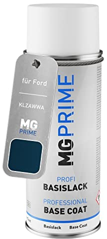 MG PRIME Autolack Spraydose für Ford KLZAWWA / PNKLZ0 / T Dark True Blue/Torinoblau Basislack Sprühdose 400ml