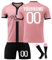 Maillot de Foot Personnalisé Enfant et Adultes avec Nom Numéro de L'équipe, 25 Maillot de Foot Enfant Ensemble Garçon Vêtements de Football Strips Tee Shirt Short avec Chaussette Gifts 03