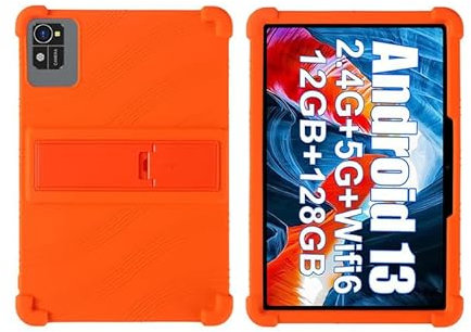 MOOPW Case for Xgody 10 inch Tablet Android 13 Soft Silicone Shockproof Stand Rubber Shell Kids Friendly Protective Cover