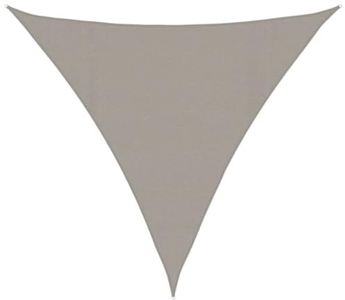 vidaXL Vela Parasole 160 g/m² Triangolare 4x4x4 m in HDPE, Vela ombreggiante, Ombra da Patio, tettoia ombreggiante, Vela da Giardino, tettoia