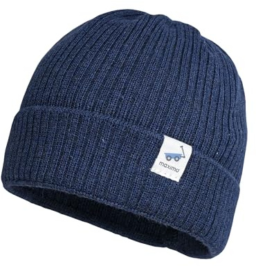 maximo GOTS Baby-Beanie, Rippe Umschlag