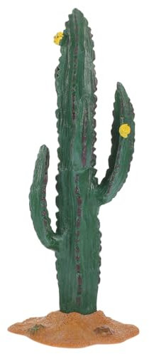 Toyvian Statue De Cactus Simulé Décoration De Voiture Artisanat pour Jardin Et Bureau Ornement Végétal Réaliste