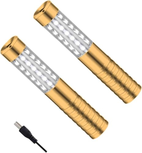 Générique Nuovo modello, 2 luci LED per bottiglia stick stroboscopico e luminosi ricaricabili per bottiglie di champagne, bar, club, feste, compleanni, matrimoni, eventi,