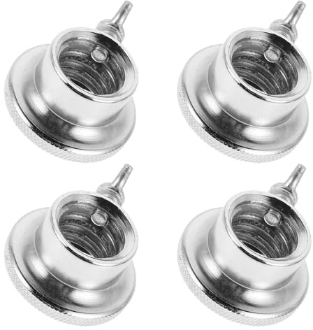 LALADEFIEE 4pcs Dumbbell Anti-loosening Nuts 28mm Steel Weight Plate Collars Gym Barbell Clips for Home Workout Strength Accessories