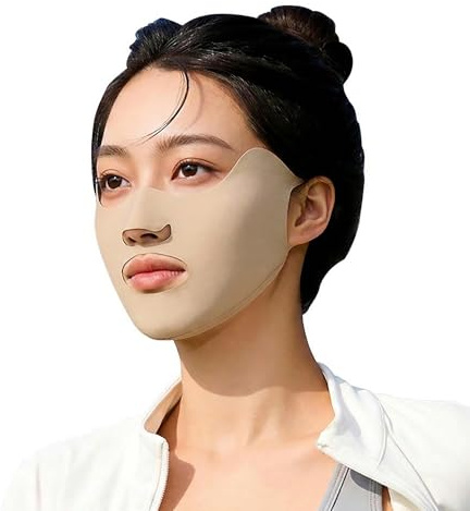 LKMUPNR UV Face Mask Sun Protection, Half Face Mask, Golf Masks, Nose Guard for Sun Protection, Reusable Masks for Adults
