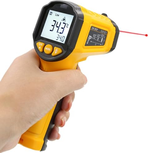 Infrarot-Thermometer - Non Contact Industrial Thermometer, High Precision Real Time Temperature Gauge, Rapid Response Heat Measurement Tool for Equipment Maintenance Home Production
