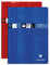 Clairefontaine 3147C - Schulheft / Praxisarbeitsheft DIN A4 21x29,7 cm, 60 Blatt, französische Lineatur 90g + blanko 125g Zeichenpapier, geheftet, farbig sortiert, 1 Stück