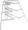 Premier Housewares Corner Plate Rack - 37 cm, Chrome