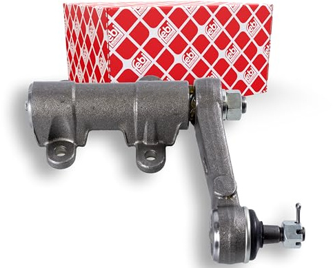 febi bilstein 41301 Lenkzwischenhebel mit Kronenmutter und Splint, 1 Stück | Kompatibel mit: MITSUBISHI PAJERO CLASSIC, PAJERO II, PAJERO II Canvas Top