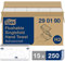 Tork Schnellauflösende Zickzack Papierhandtücher - 0290190 - Falthandtücher zum Nachfüllen für Papiertuch Spender, H3 Advanced - 2-lagig, weiß - Großpackung mit 15 x 250 Tücher