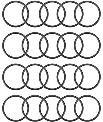 sourcing map 20St Metrische Nitrilkautschuk O-Ringe Dichtung 22mm AD 19mm ID 1,5mm Breite
