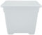 Blim Pot de fleurs carré, Plastique, blanc, 32 x 32 x 26 cm