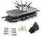 GOURMETmaxx Raclette & Fondue Combi XXL pour 12 personnes | Gril à raclette 4 en 1 + poêlon, set à fondue & pierre chaude | Gril de table électrique + plaque de gril antiadhésive