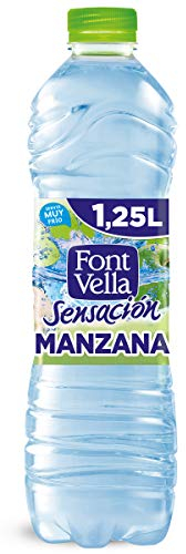 Font Vella Sensación, Agua Mineral Natural Sabor Manzana, 1.25L