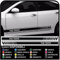 ADESIVI LATERALI PER AUTO UNIVERSALI STRISCE PERSONALIZZATE per AUTO versione RACING FASCE auto tuning stickers decals (NERO)