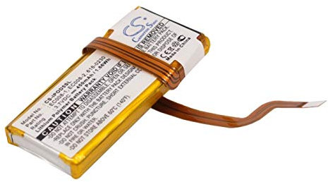 VINTRONS Battery for Apple iPod Classic 6th GEN MB147LL/A 80GB, 3.7V, 450mAh, Li-pl