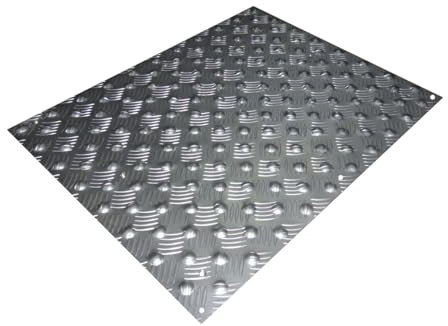 Dalle podotactile aluminium