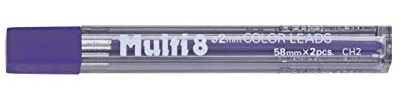 Pentel Multi 8 Color 2 mm Lead Refill, Violet (CH2-V) by Pentel