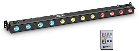 Cameo TRIBAR 200 IR - 12 x 3 W TRI LED Bar in schwarzem Gehäuse mit IR-Fernbedienung, schwarz