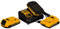 DEWALT Battery Starter Kit DCB115D3 (Including Quick Charger and 3 XR Li-ion 18 Volt Batteries, No Memory Effect of Batteries, Overload Protection, Long Runtime, Shatterproof Case, Charge Level
