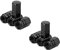 Grandview Autoreifen Ventilkappe (8-Pack) Schwarz, Universalschaftabdeckungen für PKW, SUVs, Fahrrad und Fahrrad, LKW, Motorräder | Robustes, luftdichtes Siegel | Anschraubbarer, Easy-Grip-Einsatz