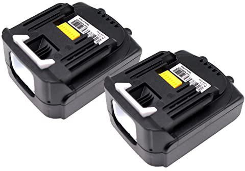 FengWings® 2X BL1415 194558-0 14,4 V 1,5 Ah Batterie, Remplacement pour Makita BL1430 BL1415 194066-1 194065-3 194558-0