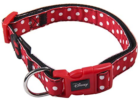 CERDÁ LIFE'S LITTLE MOMENTS - Minnie Mouse Hundehalsband Große Hunde | Minnie Mouse Halsband Große Hunde - Offizielle Disney Lizenz, M-L