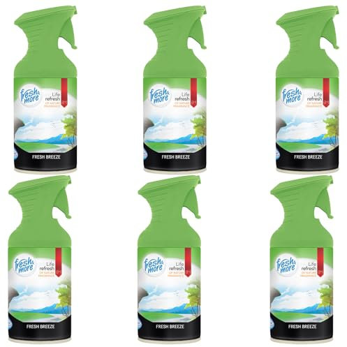 Fresh & More Raumspray Lufterfrischer Fresh Breeze, 250ml (6er Pack)