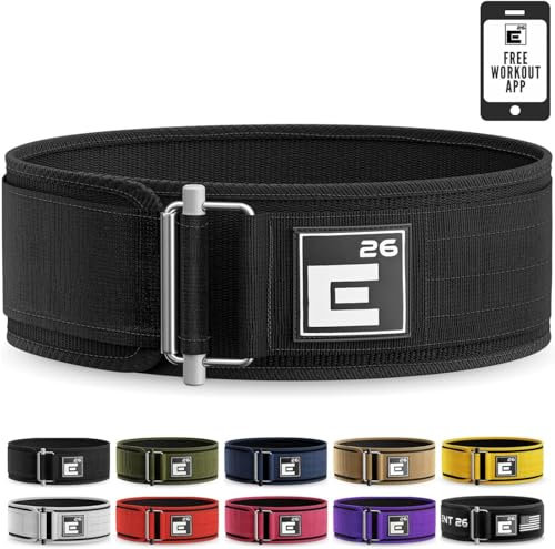 Element 26 Selbstsichernder Gewichthebergürtel, Premium-Gewichthebergürtel für ernsthafte funktionelle Fitness, olympisches Heben, Sportler, Heben, Unterstützung, Kreuzheben, Trainingsgürtel (XXL,