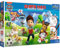 Trefl 41001 Die Abenteuer der Hundestaffel 3 in 1: Puzzle 24 große Elemente Malbuch Malspiel Ausmalpuzzle mit Märchenfiguren Spaß für Kinder ab 3 Jahren Primo, PAW Patrol