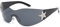 Long Keeper Trend Y2k Wrap Around Sonnenbrille für Damen Herren, Vintage Randlose Sonnenbrille Damen Groß mit Stern UV Schutz Mode Retro Rave Brille