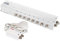 Amplificatore antenna amplificatore di segnale TV e radio, Labgear 8 vie 12 V DC Line Powered Amplificatore di distribuzione del segnale con connessioni di tipo F, Booster professionale con IR Bypass