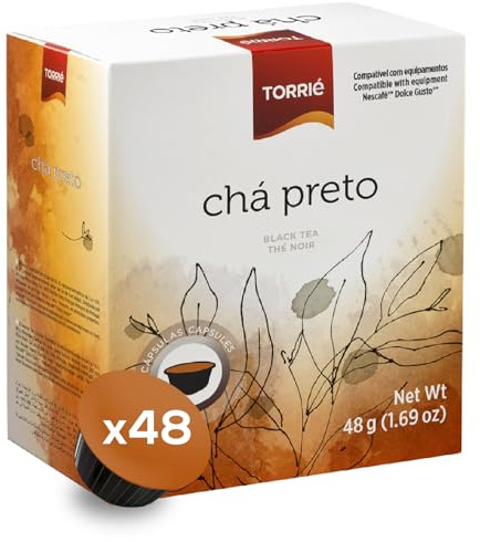 Torrié Black Tea Pods Compatible with Dolce Gusto® (48 pods)