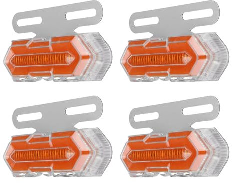 XENITE Marker Lights 4Pcs 24V Auto Seite Marker Lichter Blinker Lichter Lkw Seite Lichter Geeignet Für Anhänger Lkw Lkw
