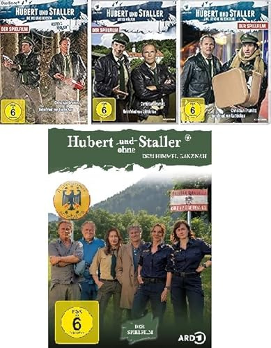 Hubert und/ohne Staller - 4 Spielfilme (die ins Gras beissen/unter Wölfen/eine schöne Bescherung/dem Himmel ganz nah) im Set - Deutsche Originalware [4 DVDs]
