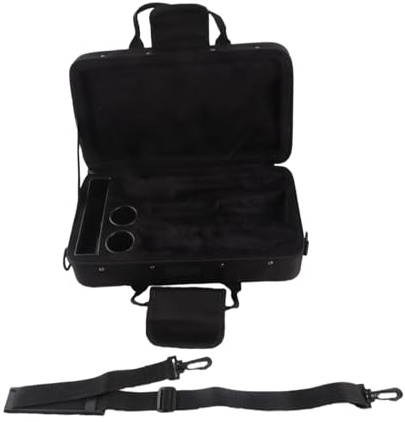VGEBY Clarinet Storage Bag, Black Foam Padded Oxford Cloth Carrying Case for B♭ Clarinet