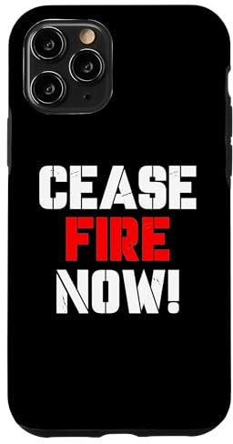 Hülle für iPhone 11 Pro Cease fire Now - Jews Say Cease Fire Now