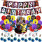 Fnaf Birthday Party Decorations, , 34PCS Five Nights at Freddy's Party Supplies Happy Birthday Banner Fnaf Balloons Cake Topper Cupcake Toppers for Kids Boys Girls Theme Party Decoration Dekorationen