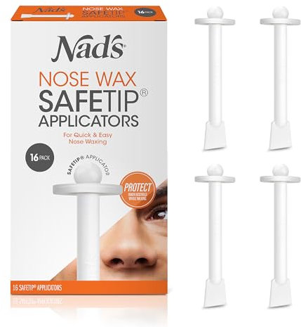Nad's Nose Wax Applicator Refill Pack of 16, Nose Wax Sticks