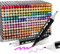 ABEIER 262 Farben Filzstifte Set, Art Marker Twin Tip Marker Textmarker Stift Set, Alkoholmarker für Kinder Student Anfänger, Hervorheben, Skizzieren, Zeichnen, Ausmalen mit Tragetasche