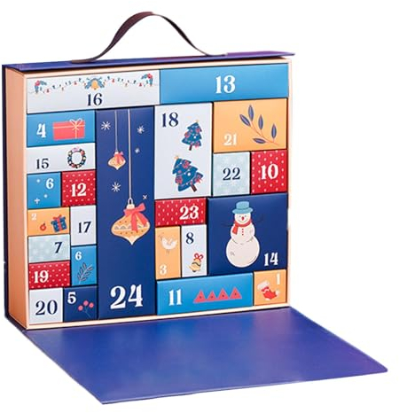 Adventskalender Boxen zum Befüllen – Adventskalender Boxen zum Befüllen | Leere und befüllbare Bonbonboxen mit 24 Tagen Countdown Weihnachten – Countdown für