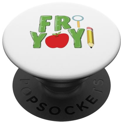 Fri-Yay Happy Friday PopSockets PopGrip Adhesivo