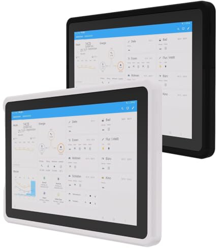 AS3D-DRUCK Wandhalterung für Amazon Fire HD 10 Tablet Wallmount Halter Smart Home (Weiß, 2023 13.gen)