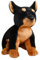 champracer Kuscheltier Hund Dobermann Pinscher Stofftier Plüschtier Simuliertes Tier Hund Plüschtier Stofftier Hund, Plüsch Spielzeug Plüschtier Geschenk für Kinder (Dobermannpinscher)