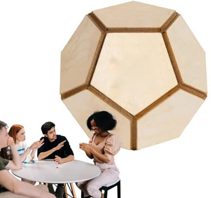Huehkir Dado a 12 Facce con Rotazione | Set Di Dadi Poliedrici Per Giochi Divertenti E Decisioni | Gioco Da Tavolo Per Scuola Viaggi E Appartamenti Con Dinamiche Sociali